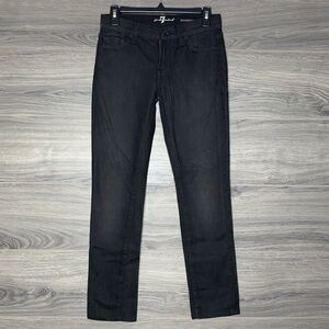 7 For All Mankind Roxanne Jeans Black Women’s size 25